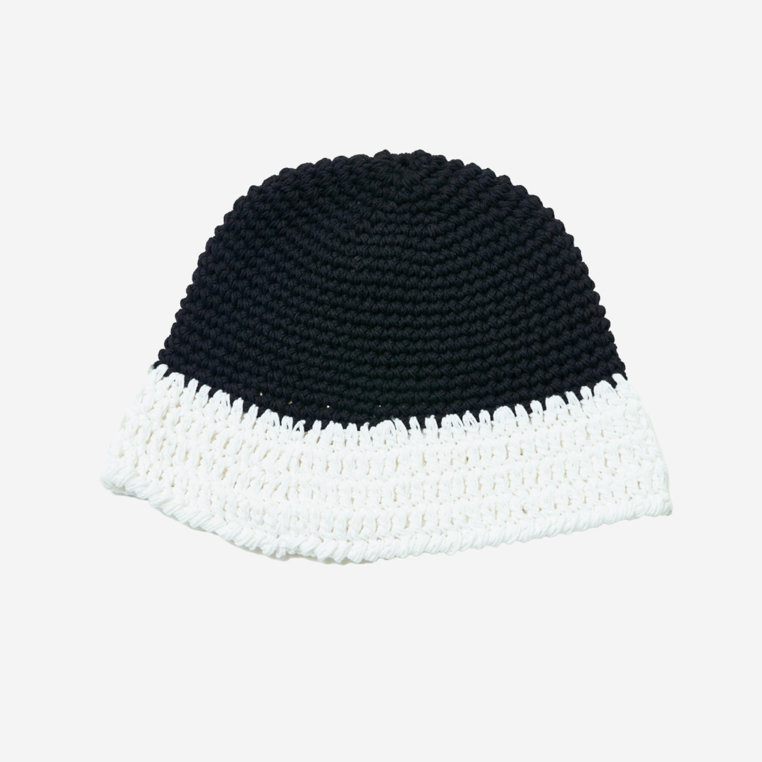 STRAW HAT BLACK/WHITE