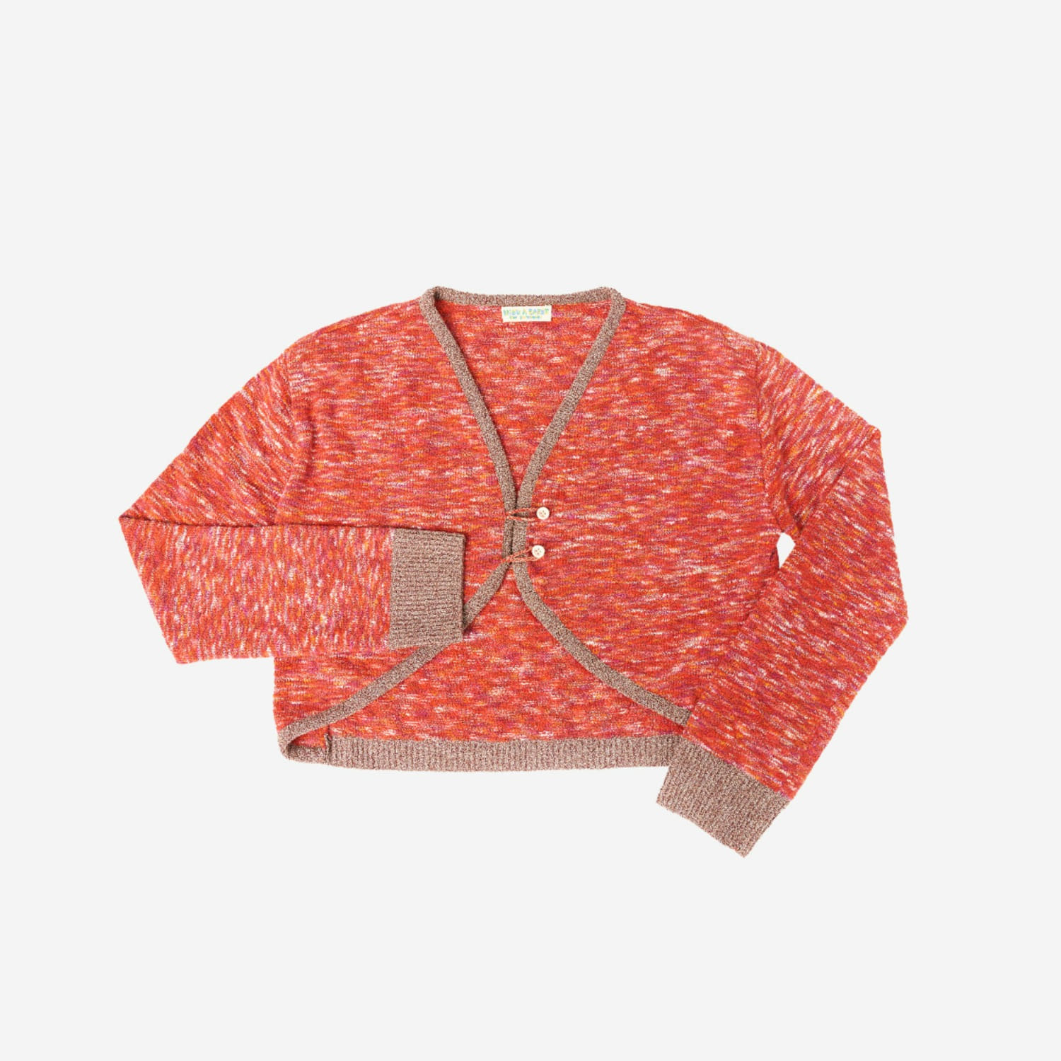 TIDE CARDIGAN RED MIX
